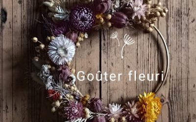 Goûter fleuri